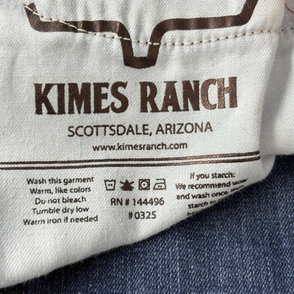 Kimes Ranch Womens Chloe Jeans 6/36 Dark Wash Bootcut Stretch Western Denim - Picture 8 of 13